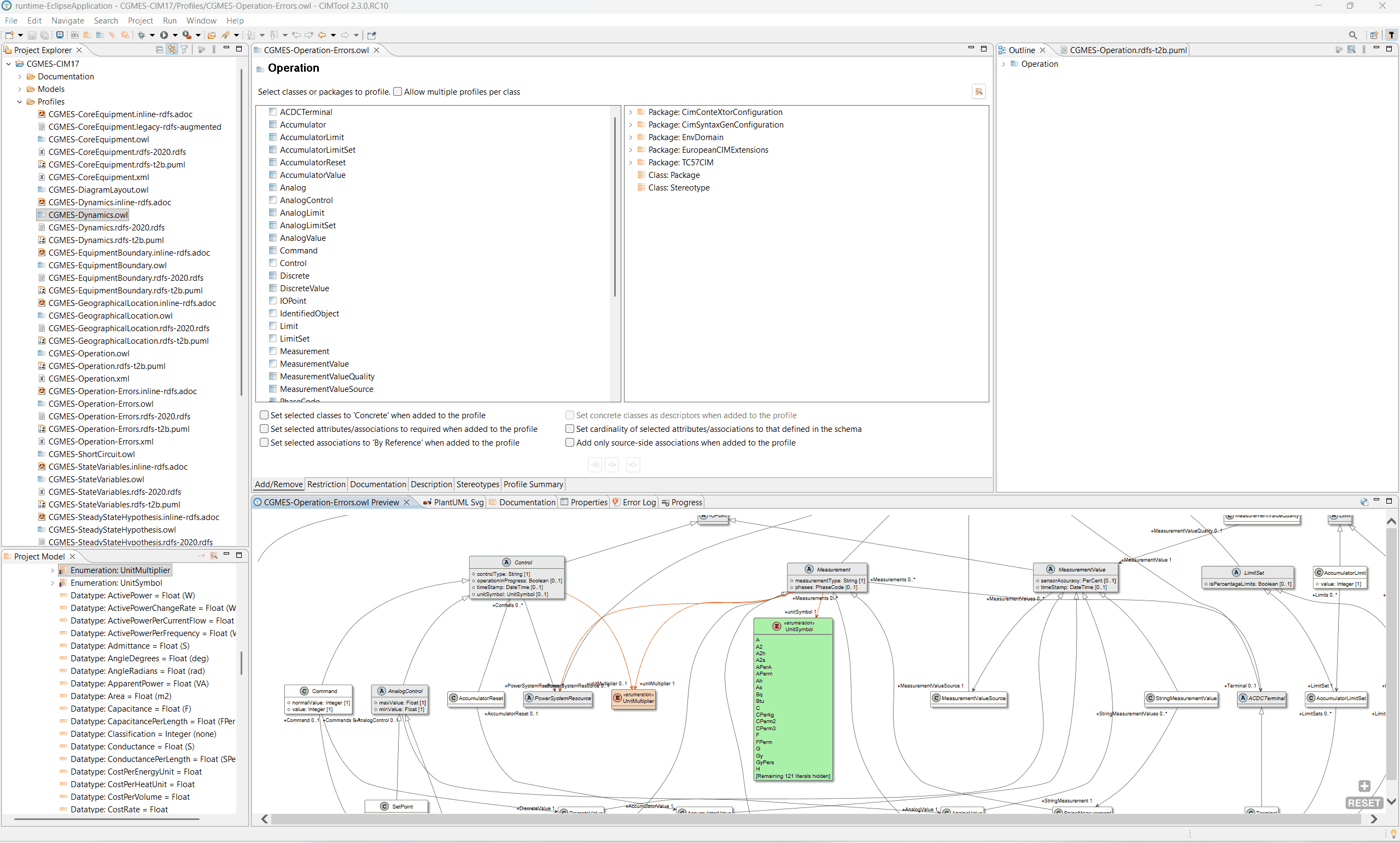 Resolving Issue 2 — selecting the enumeration type in the attribute definition